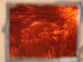竹炭於土窯內750℃精煉過程中產生炙熱之紅光