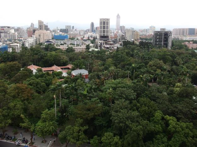 圖一、位處都市中心的臺北植物園是都會難得的綠色空間。(林業試驗所 提供)