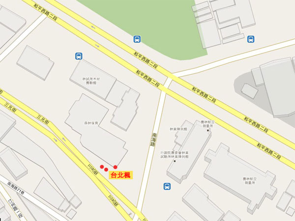 台北楓位置圖