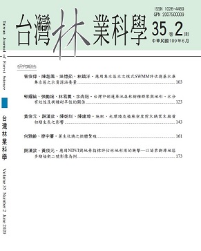 台灣林業科學第35卷第2期-封面