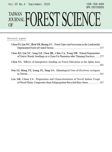 Taiwan Journal of Forest Science vol.35.No4