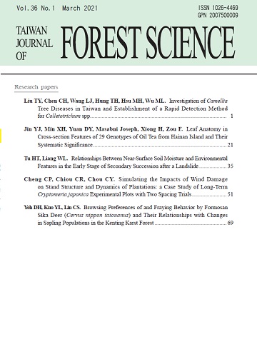 Taiwan Journal of Forest Science vol.36.No1